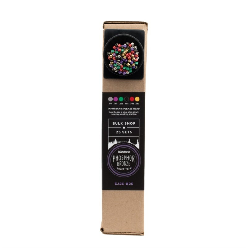 D'Addario EJ26-B25 - Struny do gitary akustycznej (11-52, 25 kpl.) - 2 D'Addario EJ26-B25 - Struny do gitary akustycznej (11-52, 25 kpl.) - 2