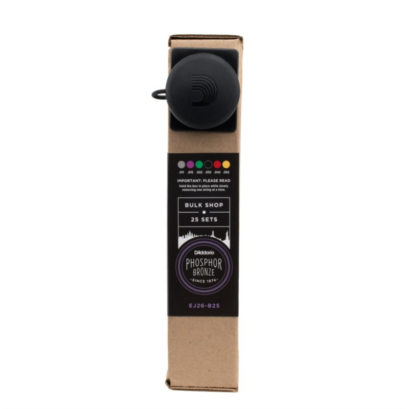 D'Addario EJ26-B25 - Struny do gitary akustycznej (11-52, 25 kpl.) - 3 D'Addario EJ26-B25 - Struny do gitary akustycznej (11-52, 25 kpl.) - 3