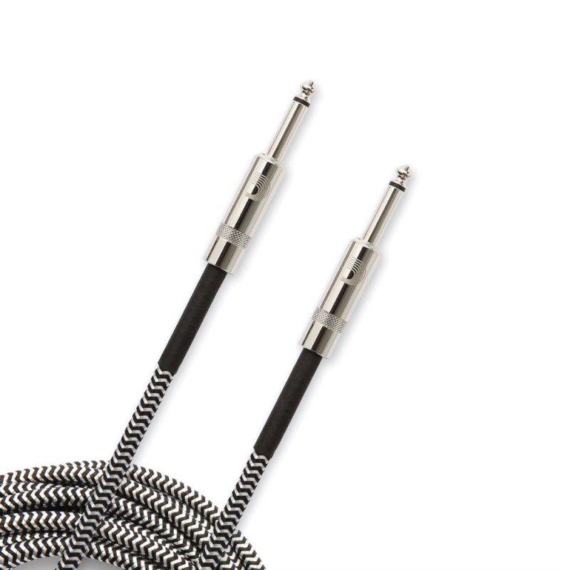 D'Addario PW-BG-15BG - Kabel instrumentalny z oplotem (szary) - 1 D'Addario PW-BG-15BG - Kabel instrumentalny z oplotem (szary) - 1