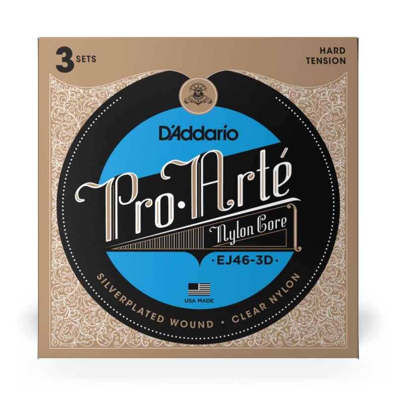 D'Addario EJ46-3D - Struny do gitary klasycznej (3 kpl.) - 2 D'Addario EJ46-3D - Struny do gitary klasycznej (3 kpl.) - 2