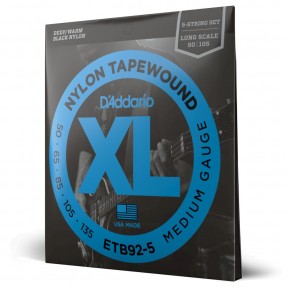D'Addario ETB92-5 - Struny do gitary basowej 5-strunowe (50-135) - 1