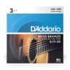 D'Addario EJ11-3D - Struny do gitary akustycznej (12-53, 3 kpl.) - 2 D'Addario EJ11-3D - Struny do gitary akustycznej (12-53, 3 kpl.) - 2