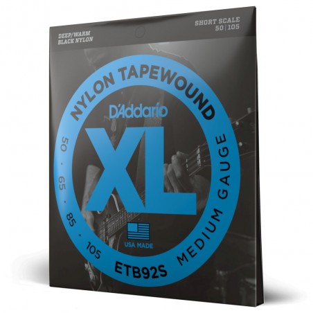 D'Addario ETB92S - Struny do gitary basowej (50-105) - 1