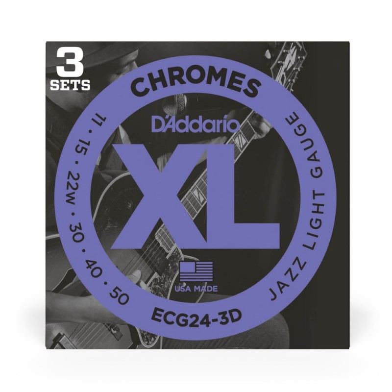 D'Addario ECG24-3D - Struny do gitary elektrycznej (11-50, 3 kpl.) - 2 D'Addario ECG24-3D - Struny do gitary elektrycznej (11-50, 3 kpl.) - 2
