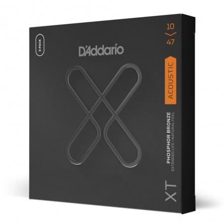 D'Addario XTAPB1047-3P - Struny do gitary akustycznej (10-47, 3 kpl.) - 1