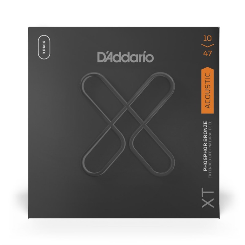 D'Addario XTAPB1047-3P - Struny do gitary akustycznej (10-47, 3 kpl.) - 2 D'Addario XTAPB1047-3P - Struny do gitary akustycznej (10-47, 3 kpl.) - 2