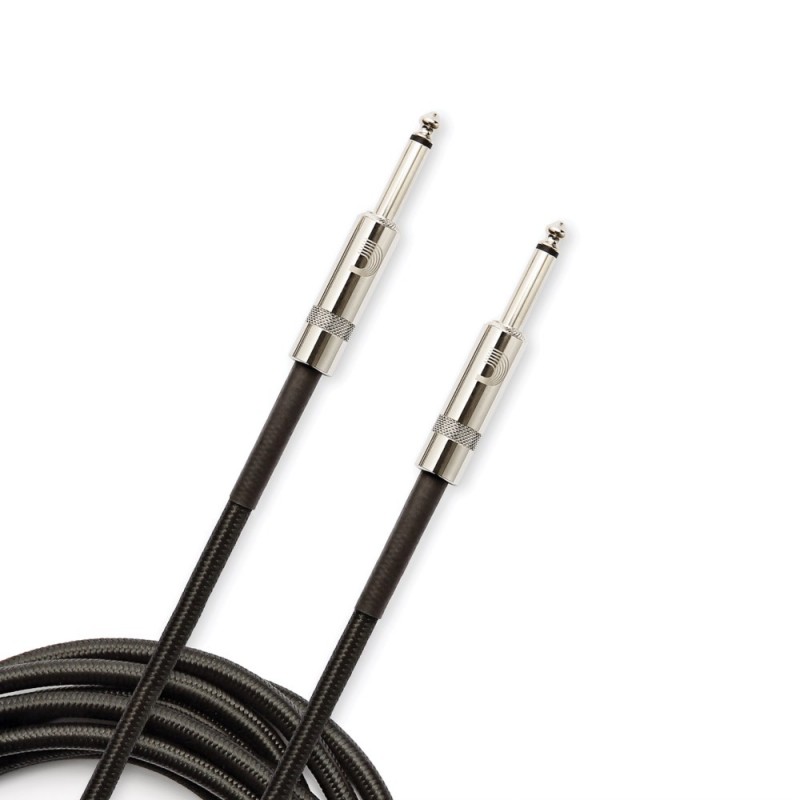 D'Addario PW-BG-15BK - Kabel instrumentalny z oplotem (czarny) - 1 D'Addario PW-BG-15BK - Kabel instrumentalny z oplotem (czarny) - 1