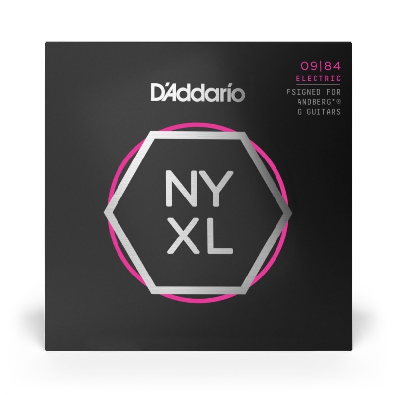 D'Addario NYXL0984SB - Struny do gitary elektrycznej 8-strunowe (09-84) - 2 D'Addario NYXL0984SB - Struny do gitary elektrycznej 8-strunowe (09-84) - 2