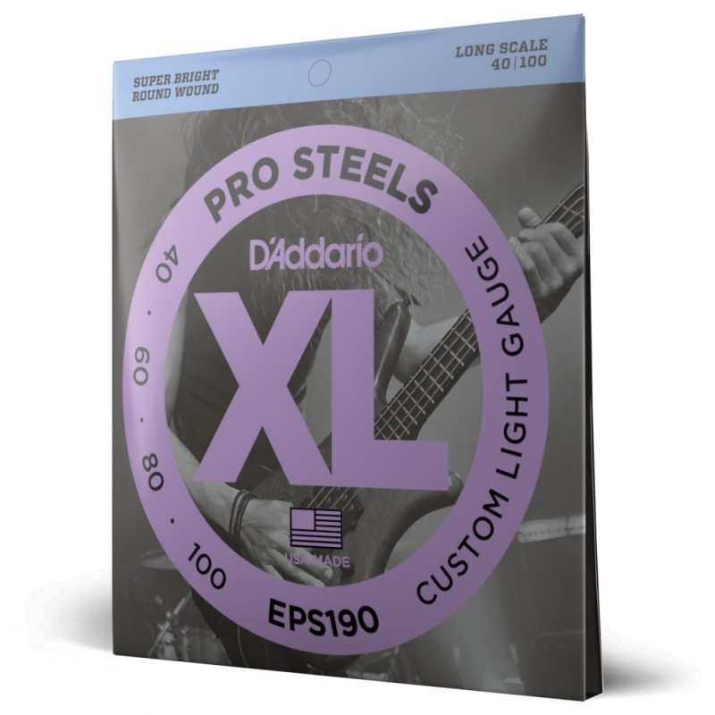 D'Addario EPS190 - Struny do gitary basowej (40-100) - 1 D'Addario EPS190 - Struny do gitary basowej (40-100) - 1