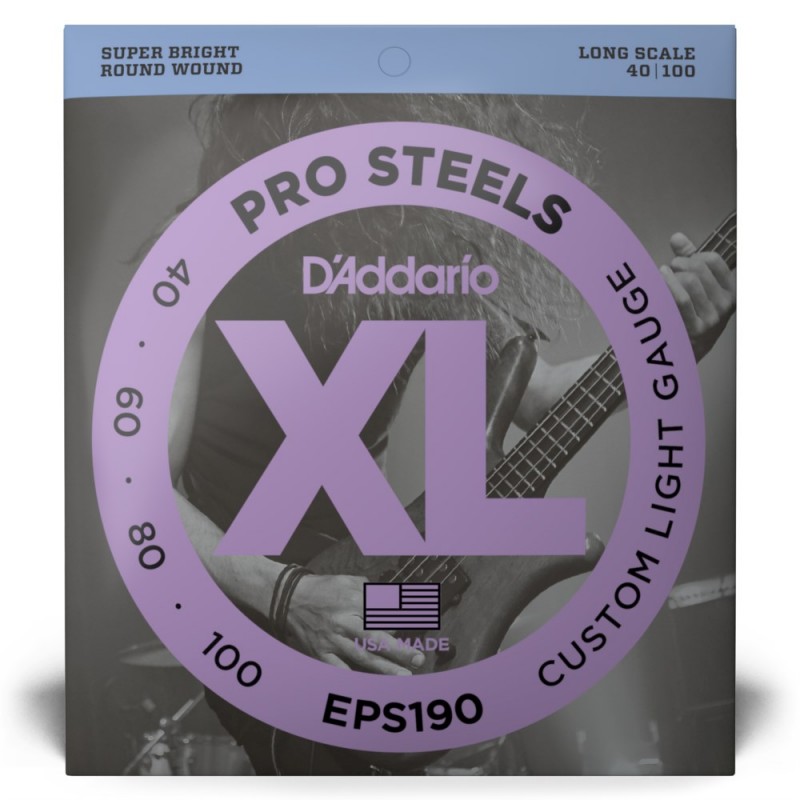 D'Addario EPS190 - Struny do gitary basowej (40-100) - 2 D'Addario EPS190 - Struny do gitary basowej (40-100) - 2