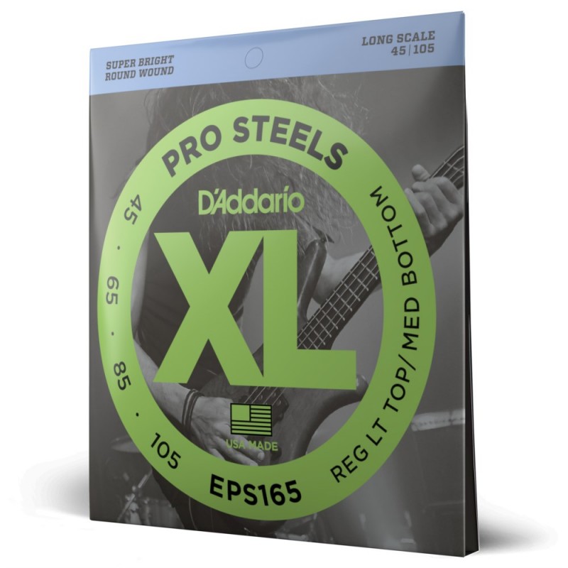 D'Addario EPS165 - Struny do gitary basowej (45-105) - 1 D'Addario EPS165 - Struny do gitary basowej (45-105) - 1