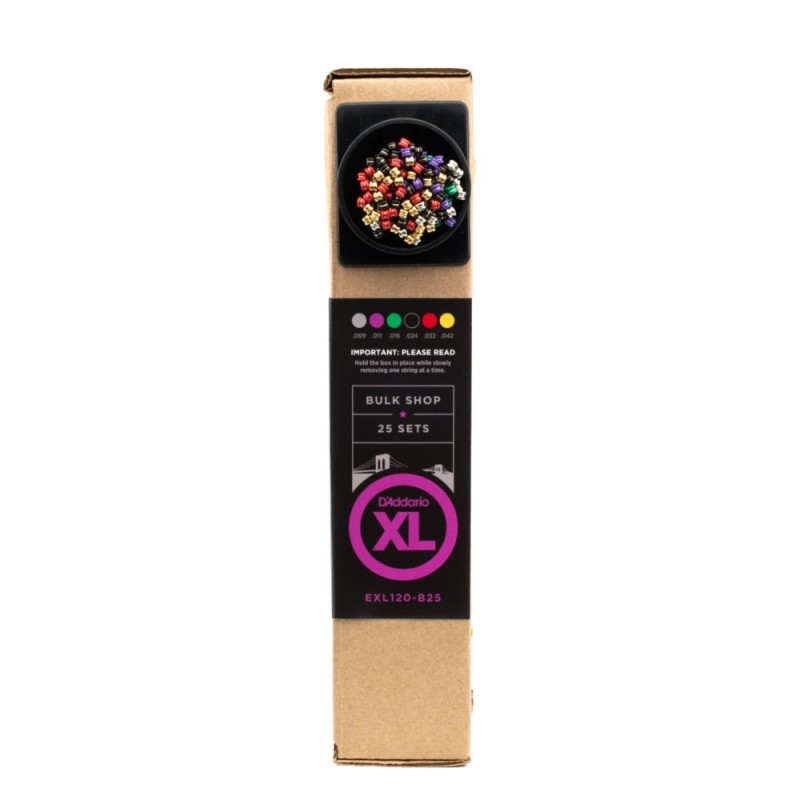 D'Addario EXL120-B25 - Struny do gitary elektrycznej (09-42, 25 kpl.) - 2 D'Addario EXL120-B25 - Struny do gitary elektrycznej (09-42, 25 kpl.) - 2