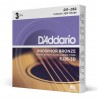 D'Addario EJ26-3D - Struny do gitary akustycznej (11-52, 3 kpl.) - 1 D'Addario EJ26-3D - Struny do gitary akustycznej (11-52, 3 kpl.) - 1