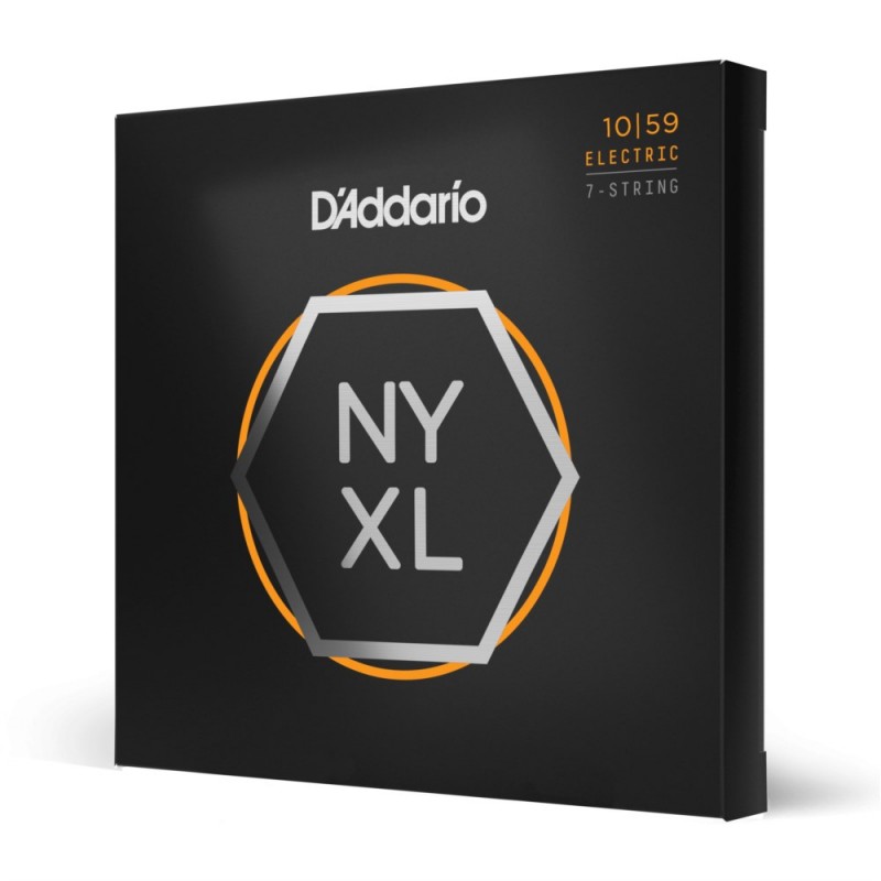 D'Addario NYXL1059 - Struny do gitary elektrycznej 7-strunowe (10-59) - 1 D'Addario NYXL1059 - Struny do gitary elektrycznej 7-strunowe (10-59) - 1