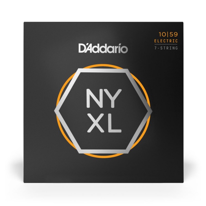 D'Addario NYXL1059 - Struny do gitary elektrycznej 7-strunowe (10-59) - 2 D'Addario NYXL1059 - Struny do gitary elektrycznej 7-strunowe (10-59) - 2
