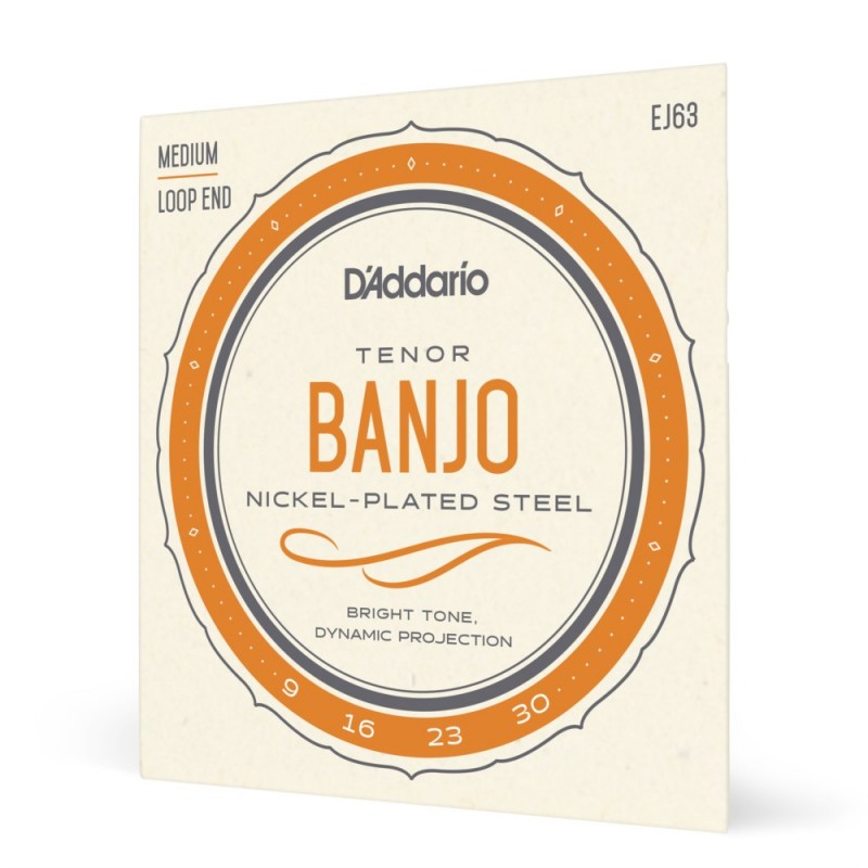 D'Addario EJ63 - Struny do banjo Tenor (9-30) - 1 D'Addario EJ63 - Struny do banjo Tenor (9-30) - 1