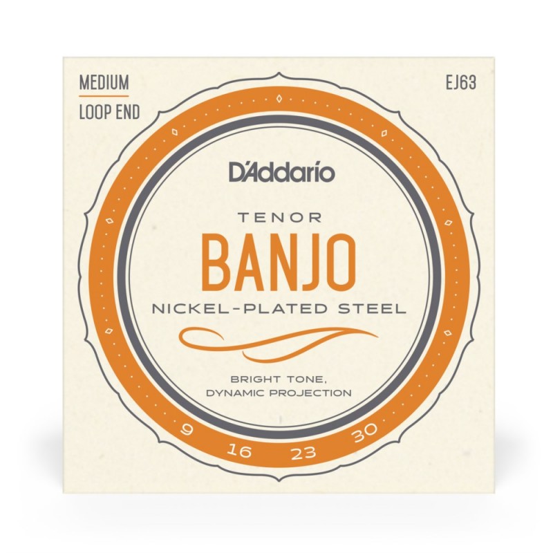 D'Addario EJ63 - Struny do banjo Tenor (9-30) - 2 D'Addario EJ63 - Struny do banjo Tenor (9-30) - 2