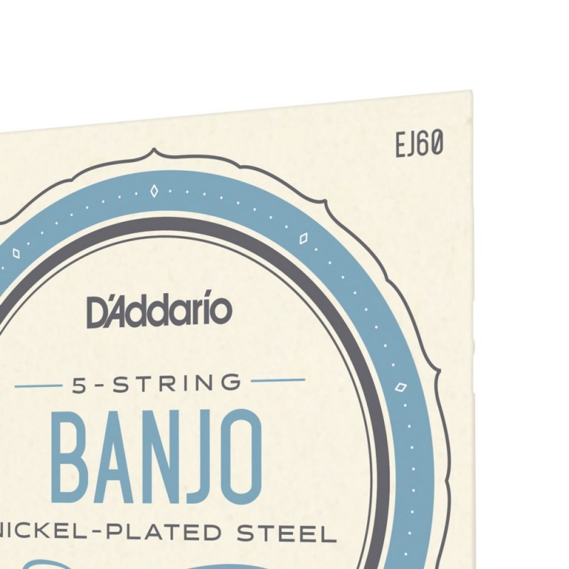 D'Addario EJ60 - Struny do banjo 5-strunowe (9-20) - 4 D'Addario EJ60 - Struny do banjo 5-strunowe (9-20) - 4