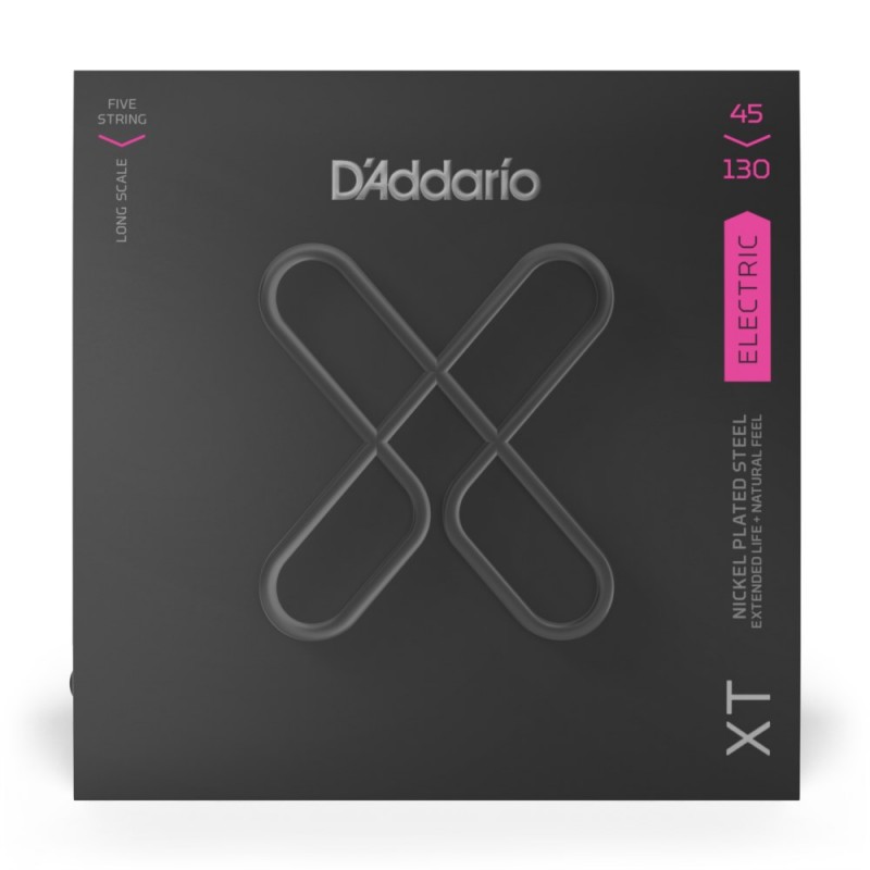 D'Addario XTB45130 XT - Struny do gitary basowej (45-130) - 2 D'Addario XTB45130 XT - Struny do gitary basowej (45-130) - 2
