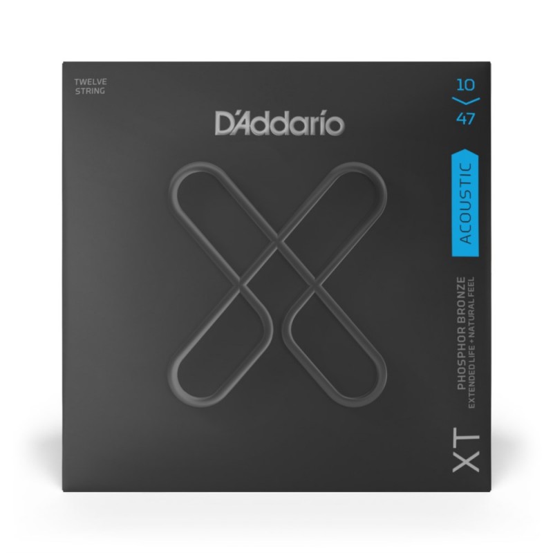 D'Addario XTAPB1047-12 - Struny do gitary akustycznej 12-strunowe (10-47) - 2 D'Addario XTAPB1047-12 - Struny do gitary akustycznej 12-strunowe (10-47) - 2