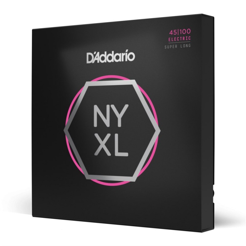 D'Addario NYXL45100SL - Struny do gitary basowej (45-100) - 1 D'Addario NYXL45100SL - Struny do gitary basowej (45-100) - 1