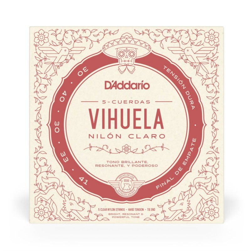 D'Addario MV10H - Struny Vihuela - 2 D'Addario MV10H - Struny Vihuela - 2