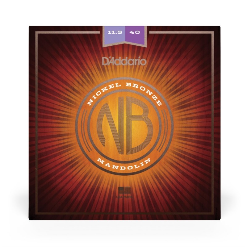 D'Addario NBM11540 - Struny do mandoliny (11.5-40) - 2 D'Addario NBM11540 - Struny do mandoliny (11.5-40) - 2