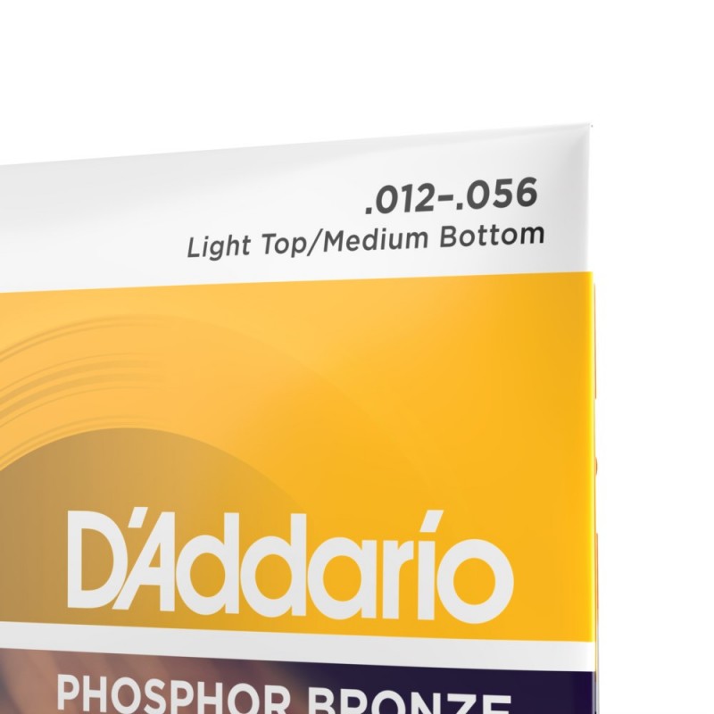 D'Addario EJ19 - Struny do gitary akustycznej (12-56) - 4 D'Addario EJ19 - Struny do gitary akustycznej (12-56) - 4