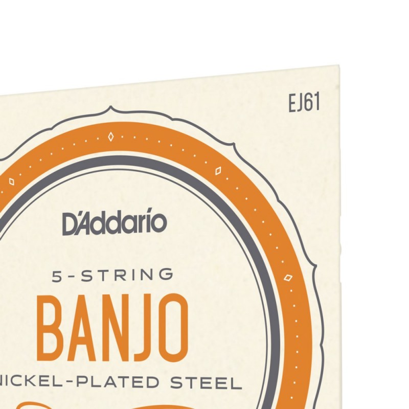 D'Addario EJ61 - Struny do banjo 5-strunowe (10-23) - 4 D'Addario EJ61 - Struny do banjo 5-strunowe (10-23) - 4
