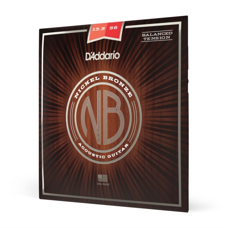 D'Addario NB13556BT - Struny do gitary akustycznej (13.5-56) - 1 D'Addario NB13556BT - Struny do gitary akustycznej (13.5-56) - 1