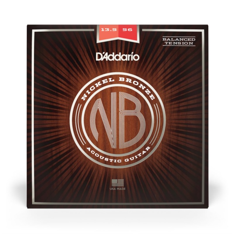 D'Addario NB13556BT - Struny do gitary akustycznej (13.5-56) - 2 D'Addario NB13556BT - Struny do gitary akustycznej (13.5-56) - 2