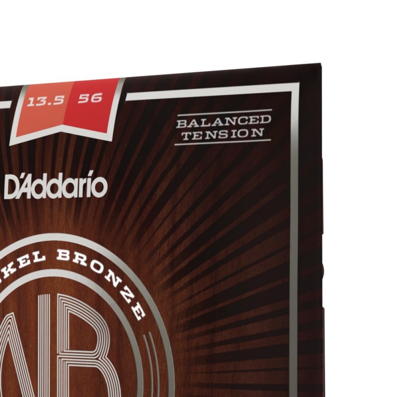 D'Addario NB13556BT - Struny do gitary akustycznej (13.5-56) - 4 D'Addario NB13556BT - Struny do gitary akustycznej (13.5-56) - 4