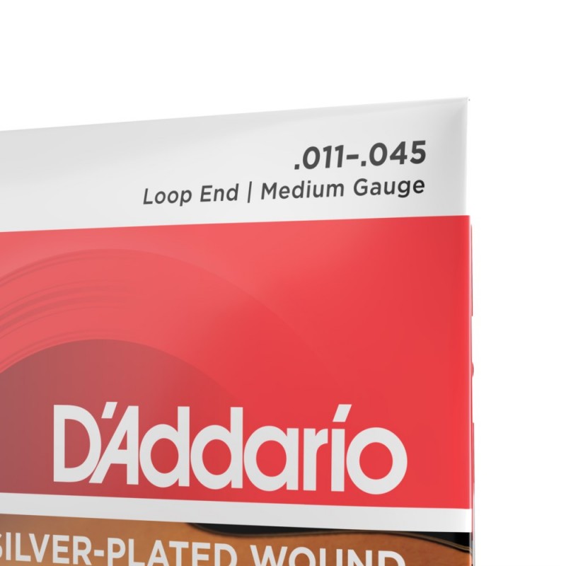 D'Addario EJ84M - Struny do gitary akustycznej (11-45) - 4 D'Addario EJ84M - Struny do gitary akustycznej (11-45) - 4