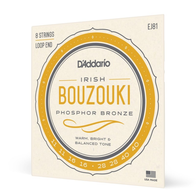 D'Addario EJ81 - Struny do Irish Bouzouki - 1 D'Addario EJ81 - Struny do Irish Bouzouki - 1