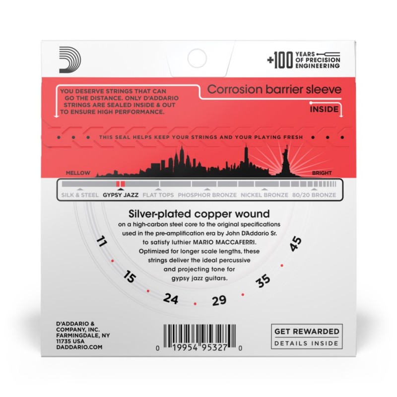 D'Addario EJ83M - Struny do gitary akustycznej (11-35) - 3 D'Addario EJ83M - Struny do gitary akustycznej (11-35) - 3