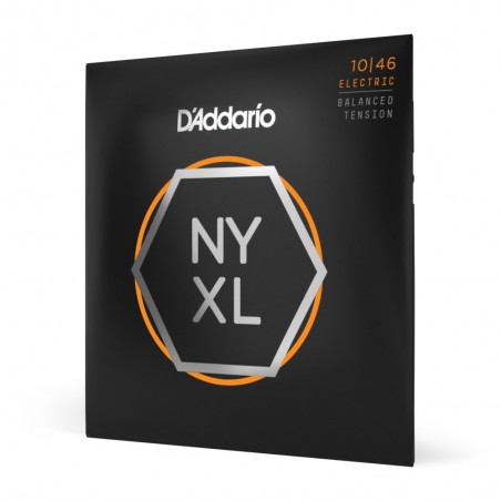 D'Addario NYXL1046BT - Struny do gitary elektrycznej (10-46) - 1