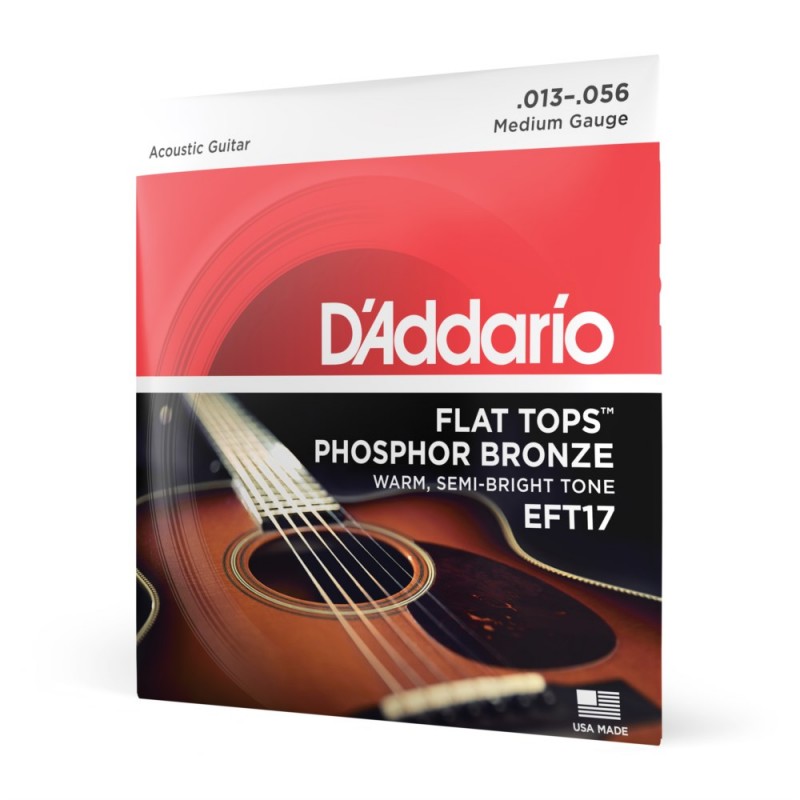 D'Addario EFT17 - Struny do gitary akustycznej (13-56) - 1 D'Addario EFT17 - Struny do gitary akustycznej (13-56) - 1