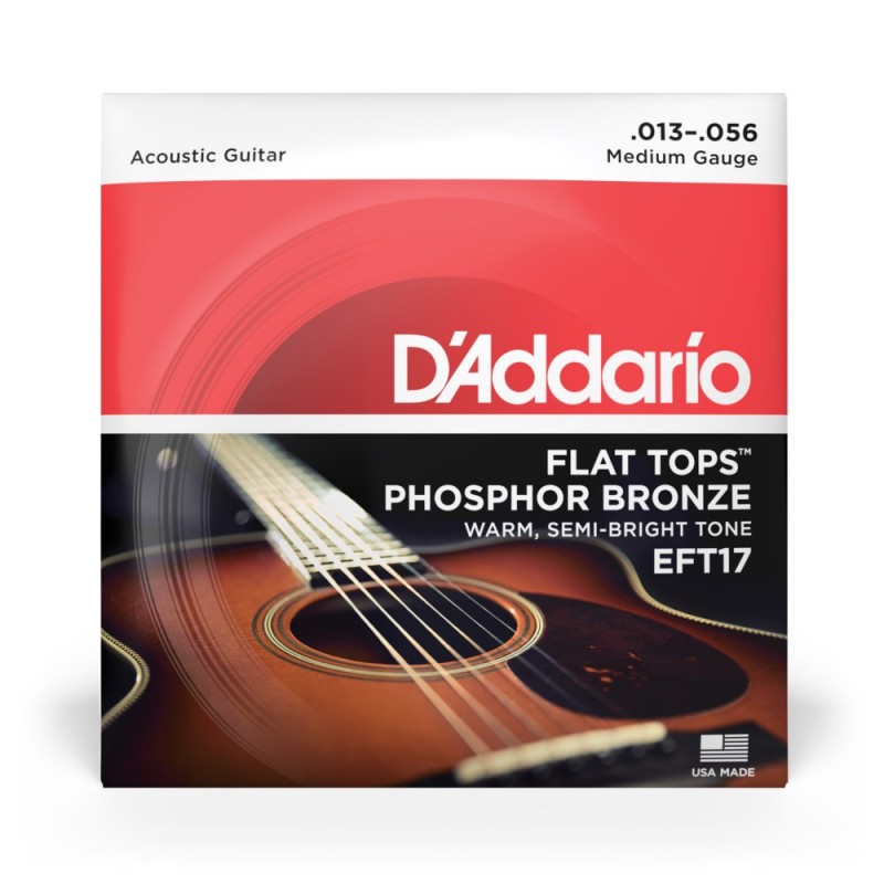 D'Addario EFT17 - Struny do gitary akustycznej (13-56) - 2 D'Addario EFT17 - Struny do gitary akustycznej (13-56) - 2