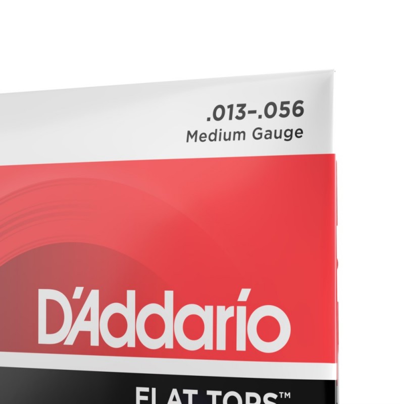 D'Addario EFT17 - Struny do gitary akustycznej (13-56) - 4 D'Addario EFT17 - Struny do gitary akustycznej (13-56) - 4