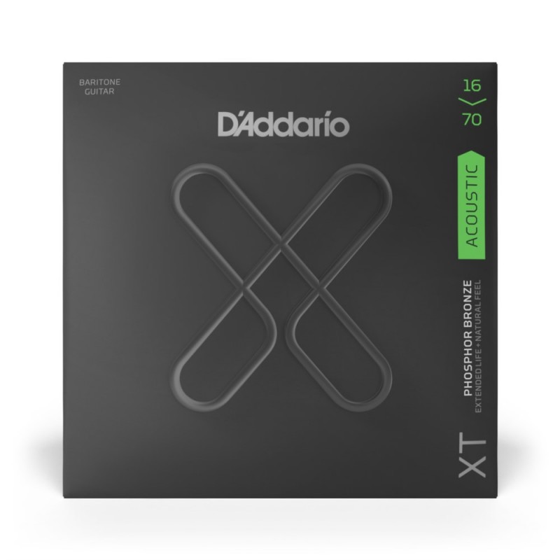D'Addario XTAPB1670 XT - Struny do gitary akustycznej barytonowej (16-70) - 2 D'Addario XTAPB1670 XT - Struny do gitary akustycznej barytonowej (16-70) - 2