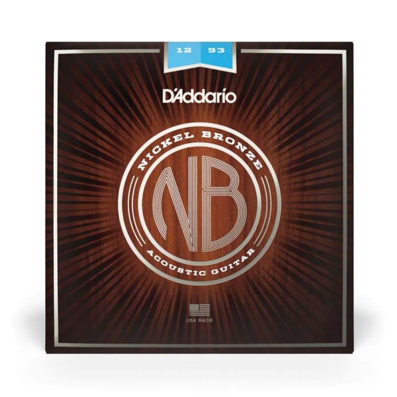 D'Addario NB1253 - Struny do gitary akustycznej (12-53) - 2