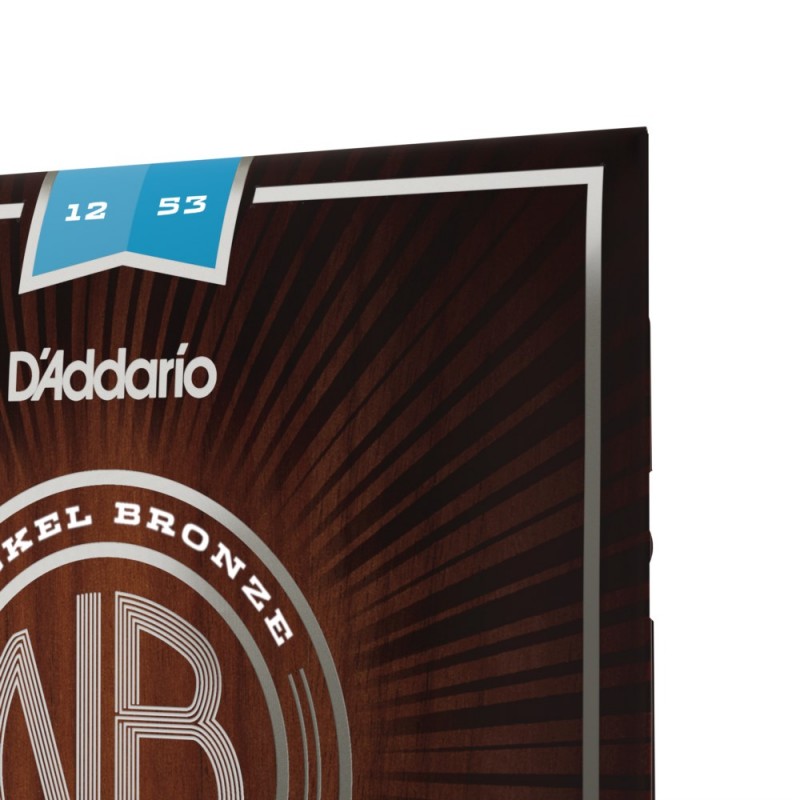 D'Addario NB1253 - Struny do gitary akustycznej (12-53) - 4