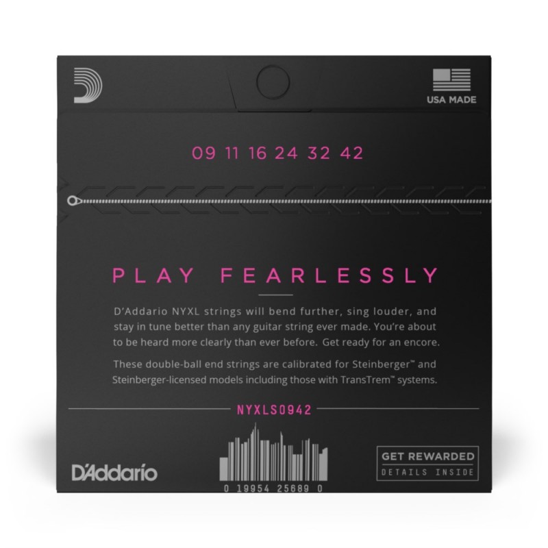 D'Addario NYXLS0942 - Struny do gitary elektrycznej (09-42) - 3 D'Addario NYXLS0942 - Struny do gitary elektrycznej (09-42) - 3