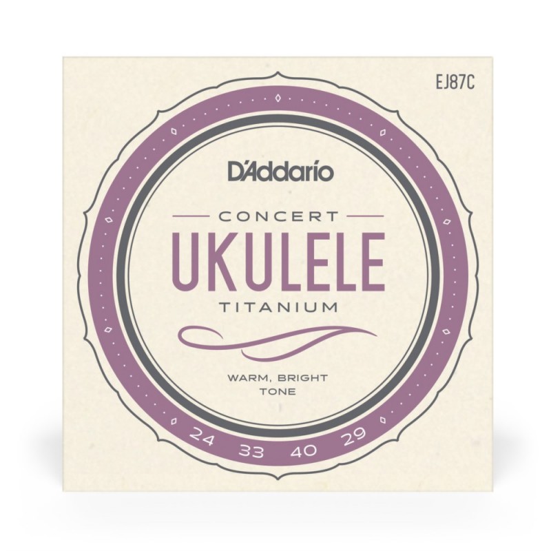 D'Addario EJ87C - Struny do ukulele (koncertowe) - 2