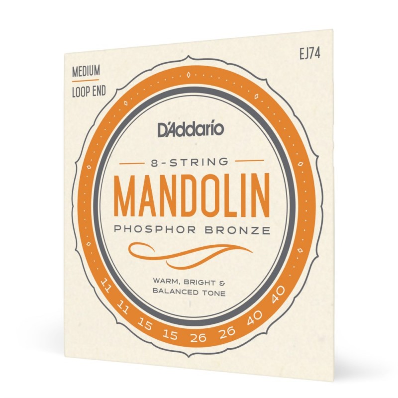 D'Addario EJ74 - Struny do mandoliny (11-40) - 1 D'Addario EJ74 - Struny do mandoliny (11-40) - 1
