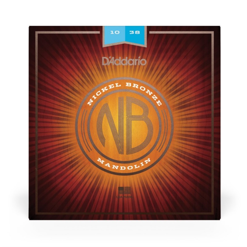 D'Addario NBM1038 - Struny do mandoliny (10-38) - 2 D'Addario NBM1038 - Struny do mandoliny (10-38) - 2