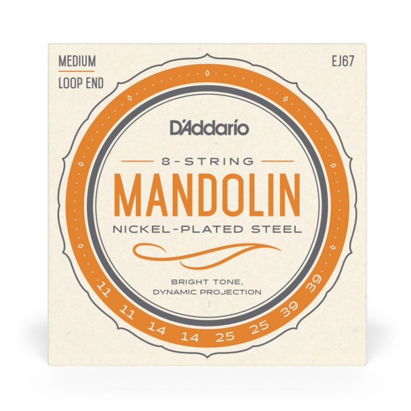 D'Addario EJ67 - Struny do mandoliny (11-39) - 2 D'Addario EJ67 - Struny do mandoliny (11-39) - 2