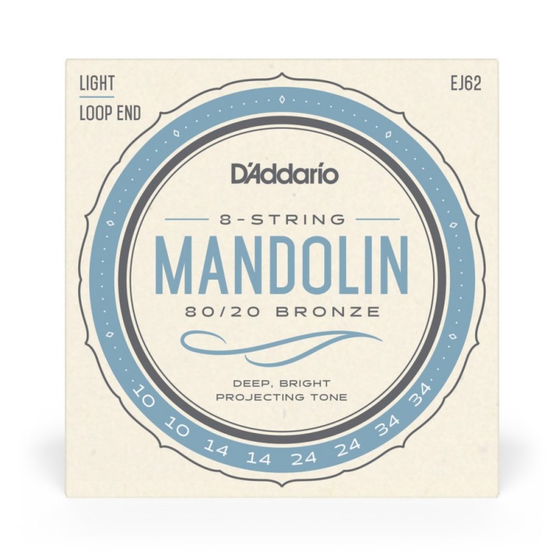 D'Addario EJ62 - Struny do mandoliny (10-34) - 2 D'Addario EJ62 - Struny do mandoliny (10-34) - 2