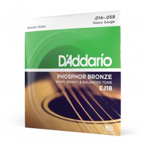 D'Addario EJ18 - Struny do gitary akustycznej (14-59) - 1