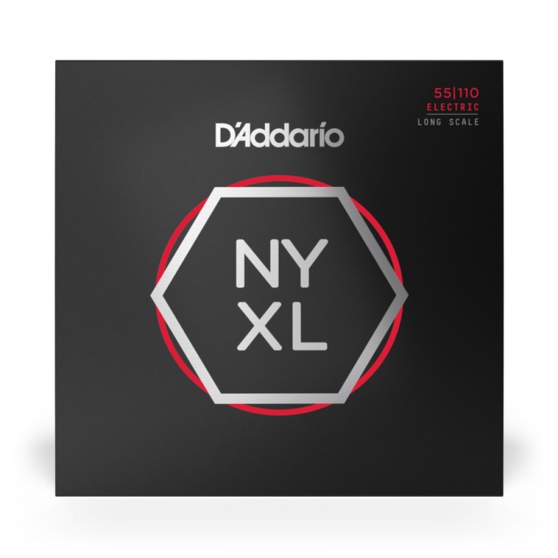 D'Addario NYXL55110 - Struny do gitary basowej (55-110) - 2 D'Addario NYXL55110 - Struny do gitary basowej (55-110) - 2